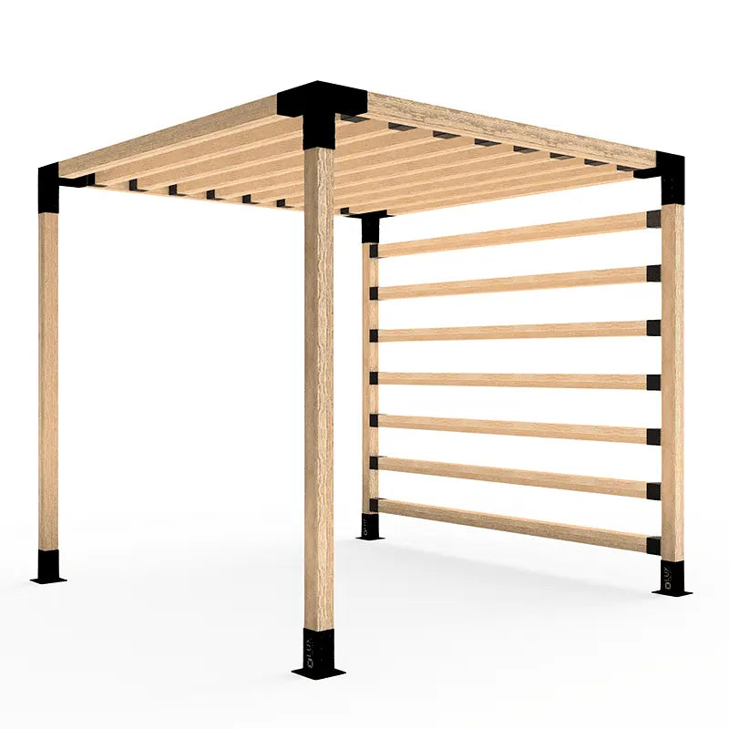 Σετ 2 Συνδετήρων (Πλάκες) για Εγκάρσιες Δοκούς 10×10 cm – Πάνω και Πλάγια