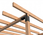 LuxShade WallGrid – Κιτ Συνδέσμων για Πέργκολα Τοίχου