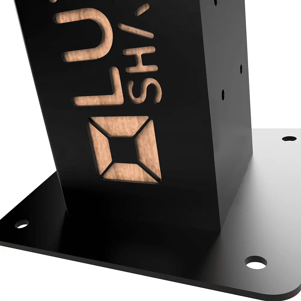 Σύνδεσμος μονού βραχίονα Premium για πέργκολες – 10 cm x 10 cm