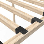 Wooden frame with metal brackets ,Pergola LuxShade