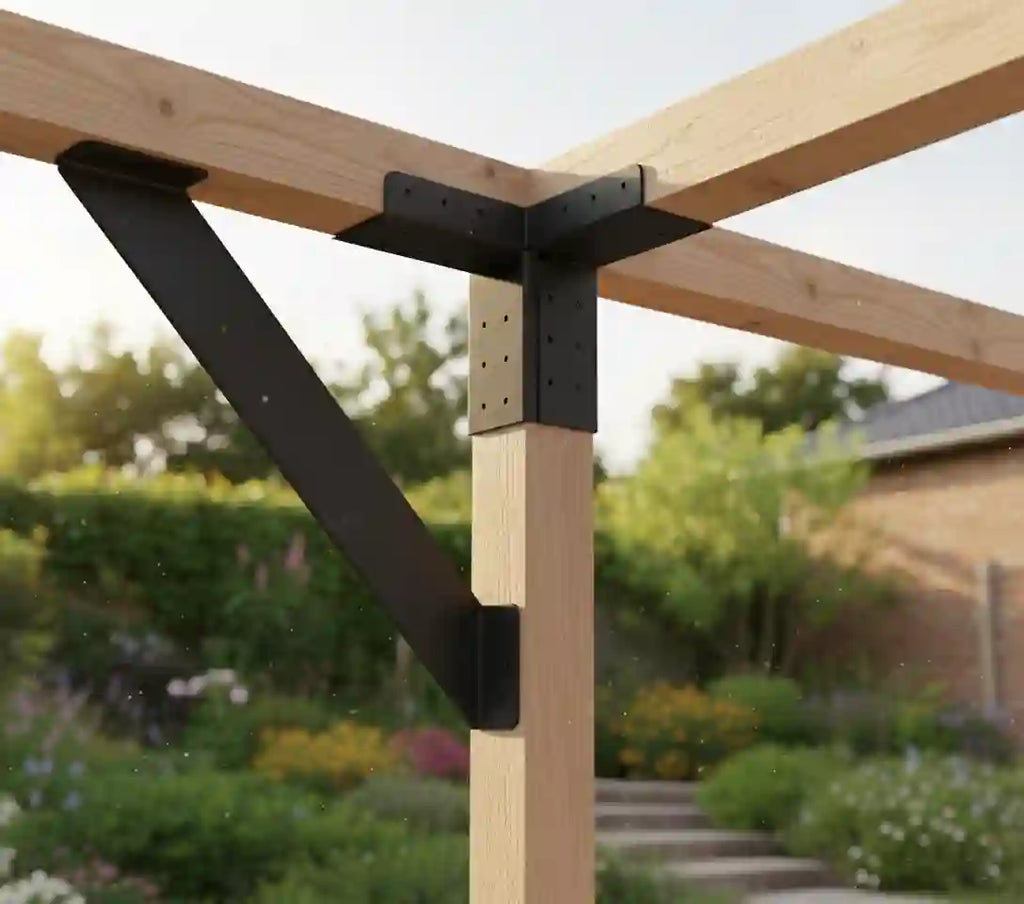 Σετ διαγώνιας ενίσχυσης 45° | Χάλυβας 3 mm | LuxShade